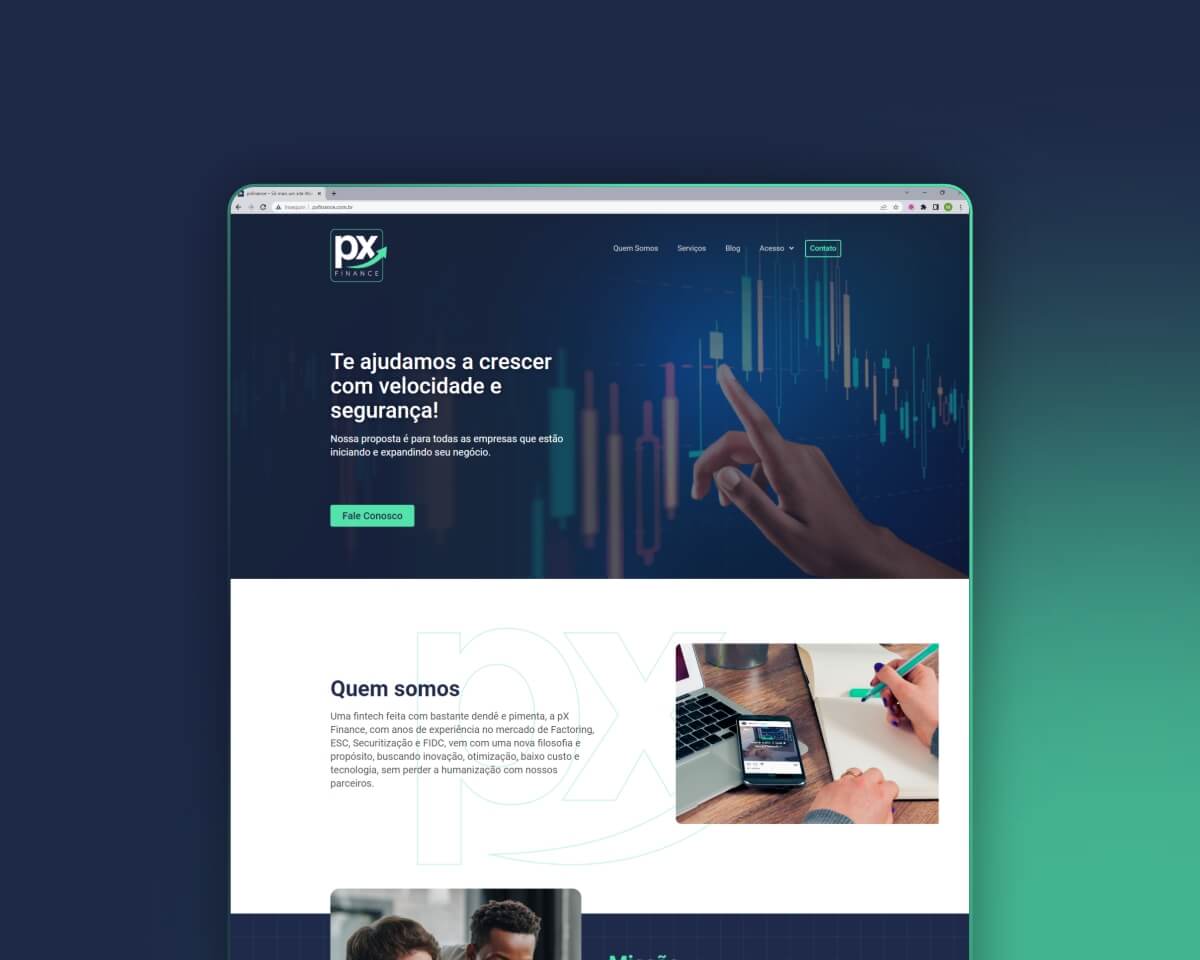 pX Finance | Site